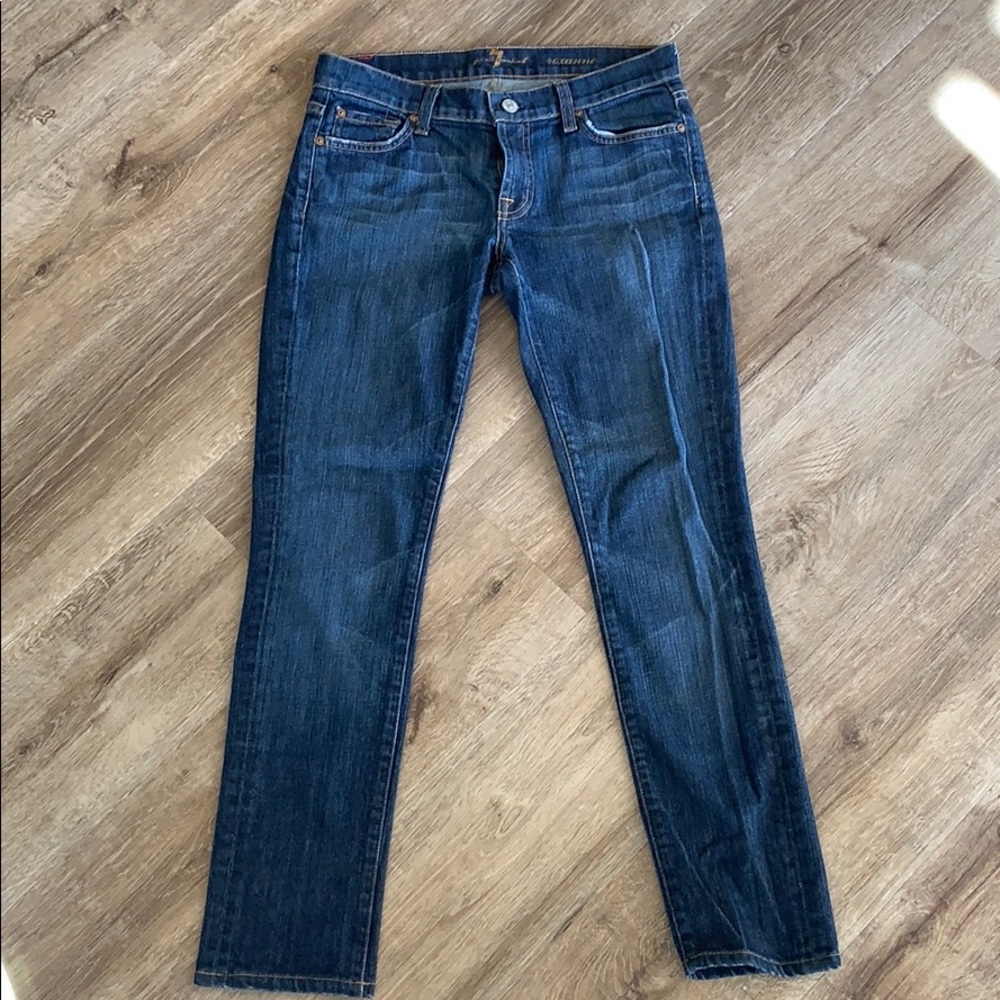 Woman’s straight leg jeans